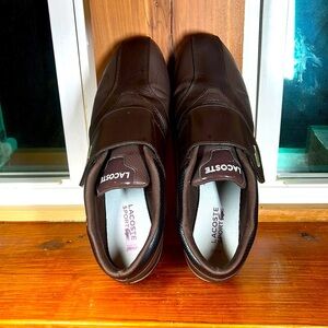 Lacoste Sport  shoes for men brown color size 11.5”. Inches